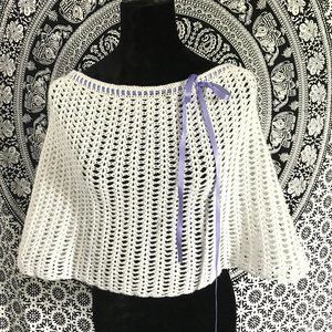 Handmade Crochet Lace Capelet